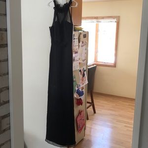 bridesmaid dress, black
